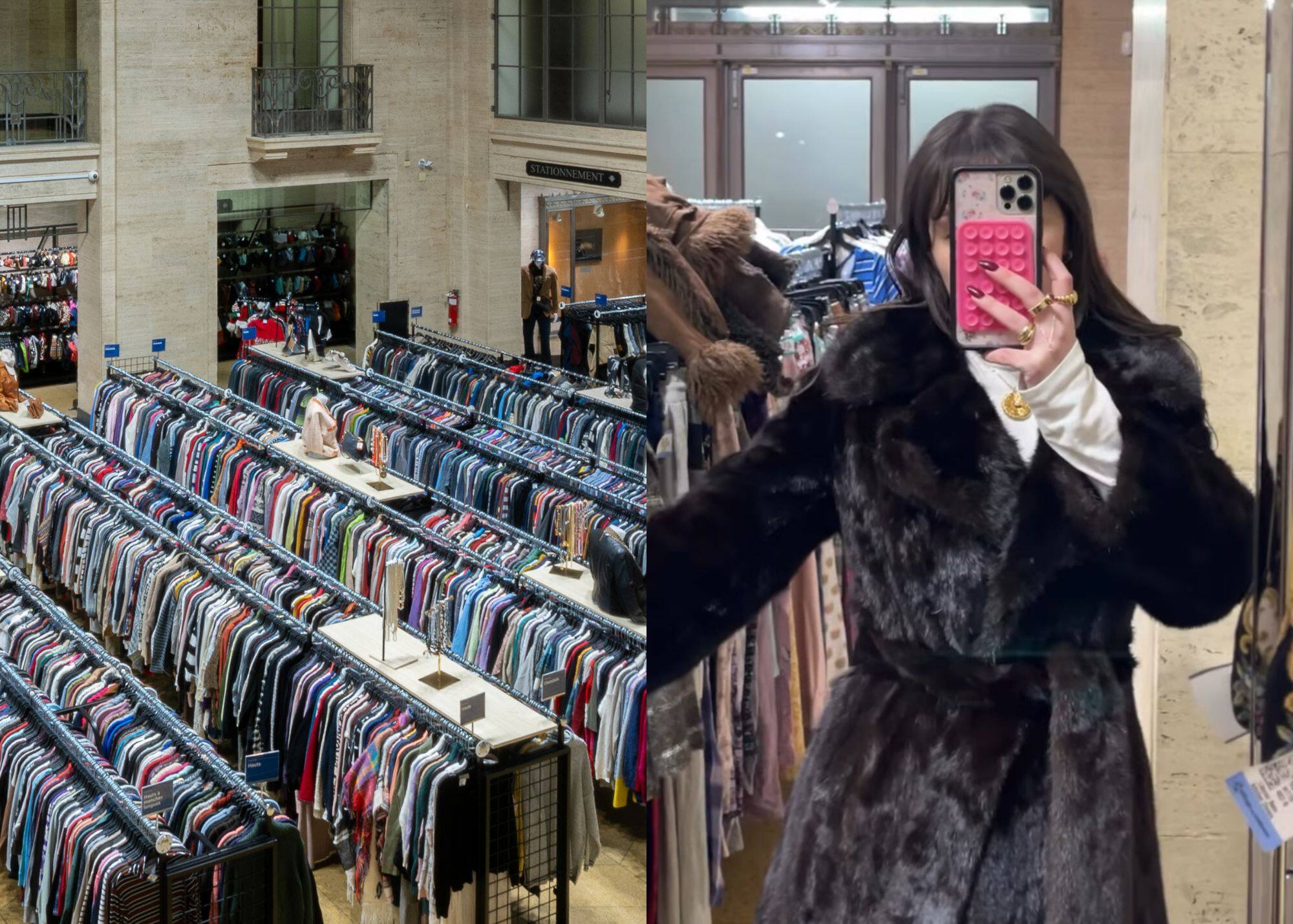 Une friperie ouvre dans un bâtiment historique