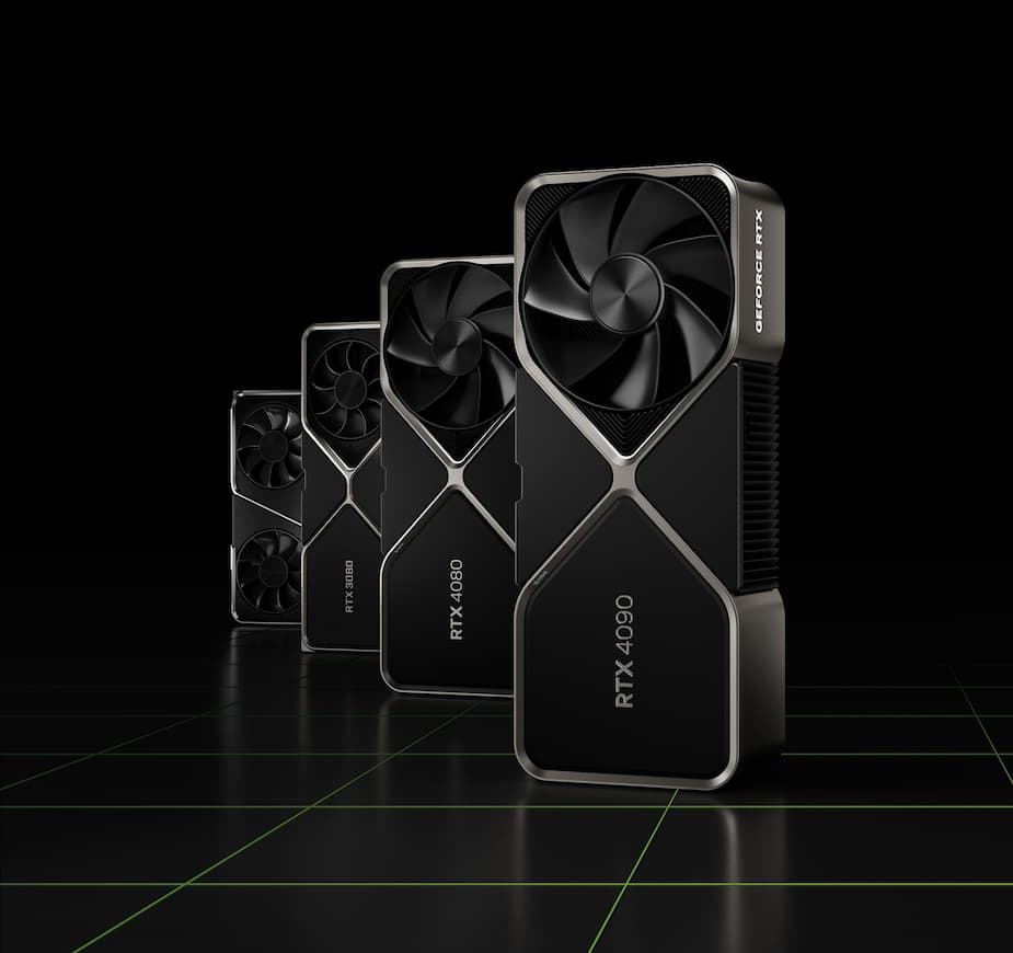 Image principale de l'article Voici les cartes graphiques RTX 4080 et 4090