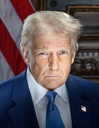 FOTO | Revelado el retrato oficial de Donald Trump
