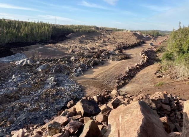 Glissement de terrain sur un chantier de construction en BasseCôteNord TVA Nouvelles