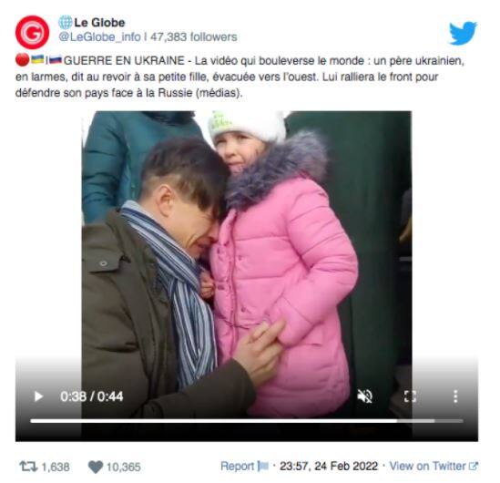 Invasion en Ukraine: attention aux images qui circulent sur le web