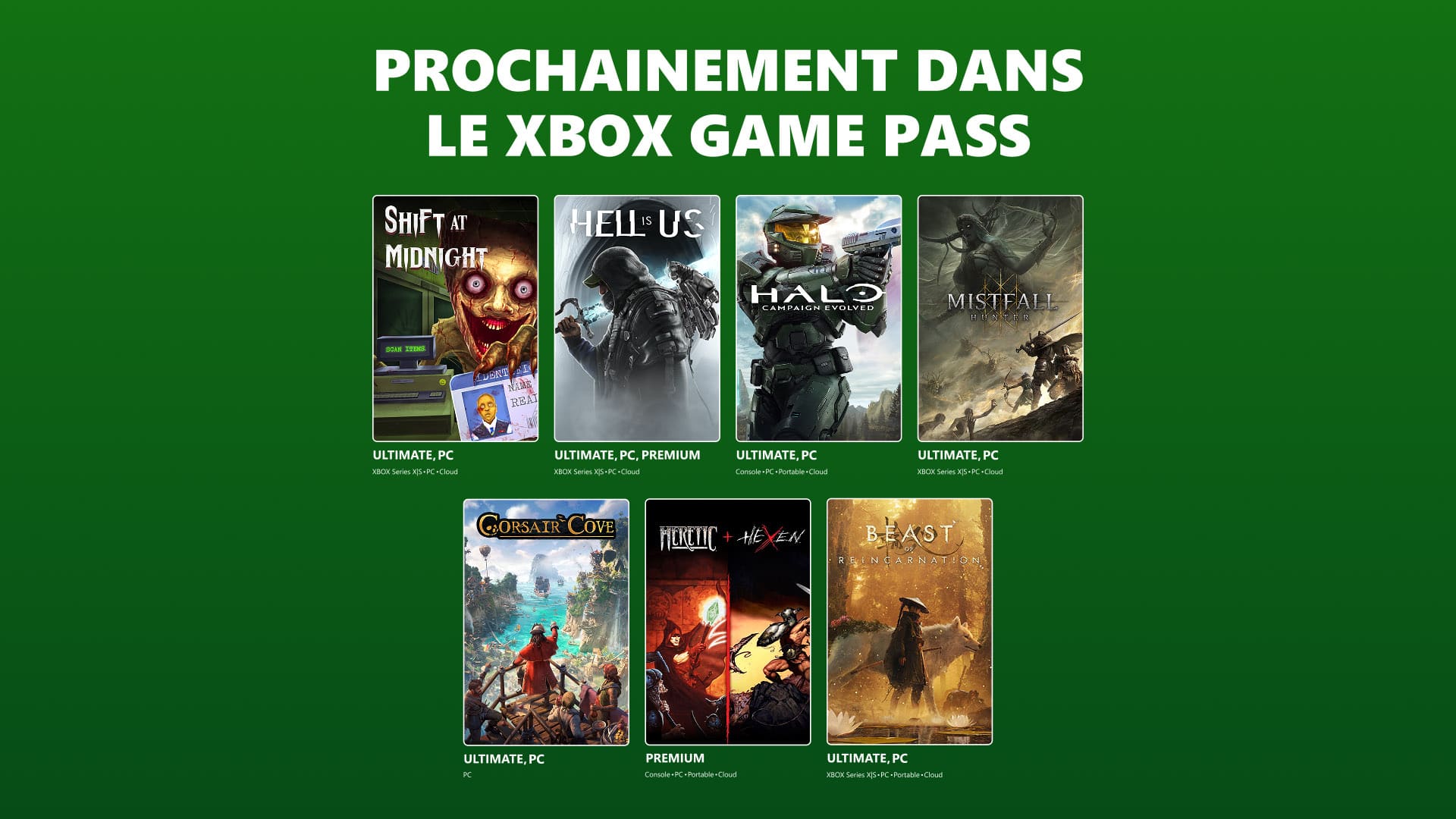 Image principale de l'article Les jeux Game Pass fin juillet