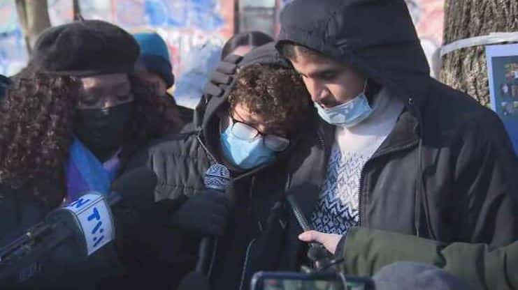[EN IMAGES] &laquo;On a pris sa vie&raquo;, d&eacute;nonce le fr&egrave;re de l&rsquo;adolescent abattu &agrave; Montr&eacute;al