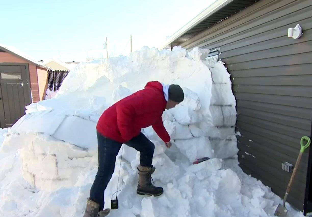 Un grand-papa sensibilise au danger pos&eacute; par les igloos