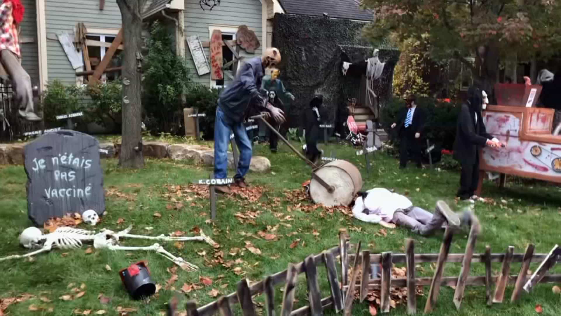 EN IMAGES | Des sc&egrave;nes d&rsquo;horreur automatis&eacute;es pour l&rsquo;Halloween