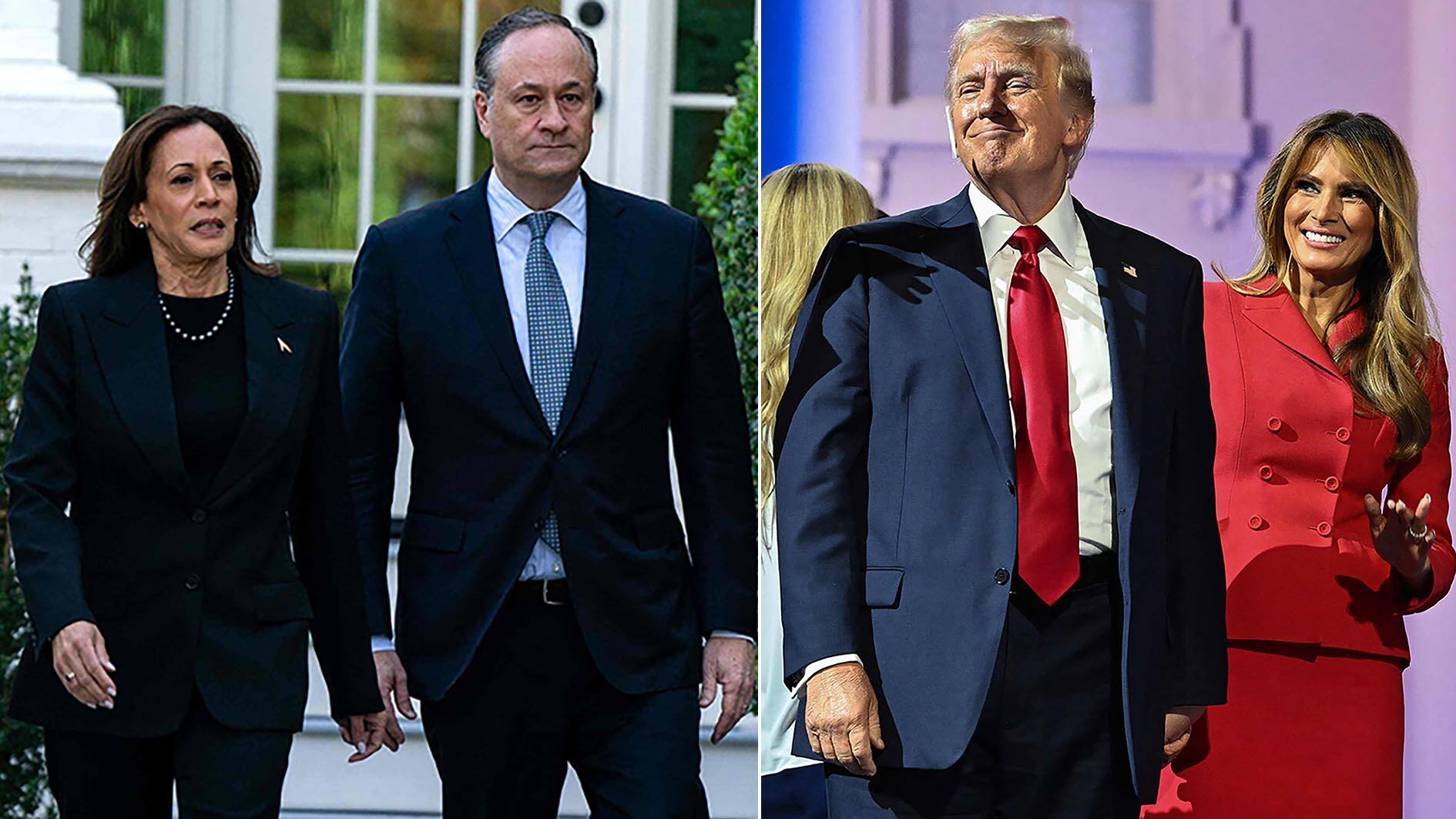 [PHOTOS] La dynastie Trump ou la famille recompos&eacute;e Harris: quelle famille gagnera la bataille de la Maison-Blanche?