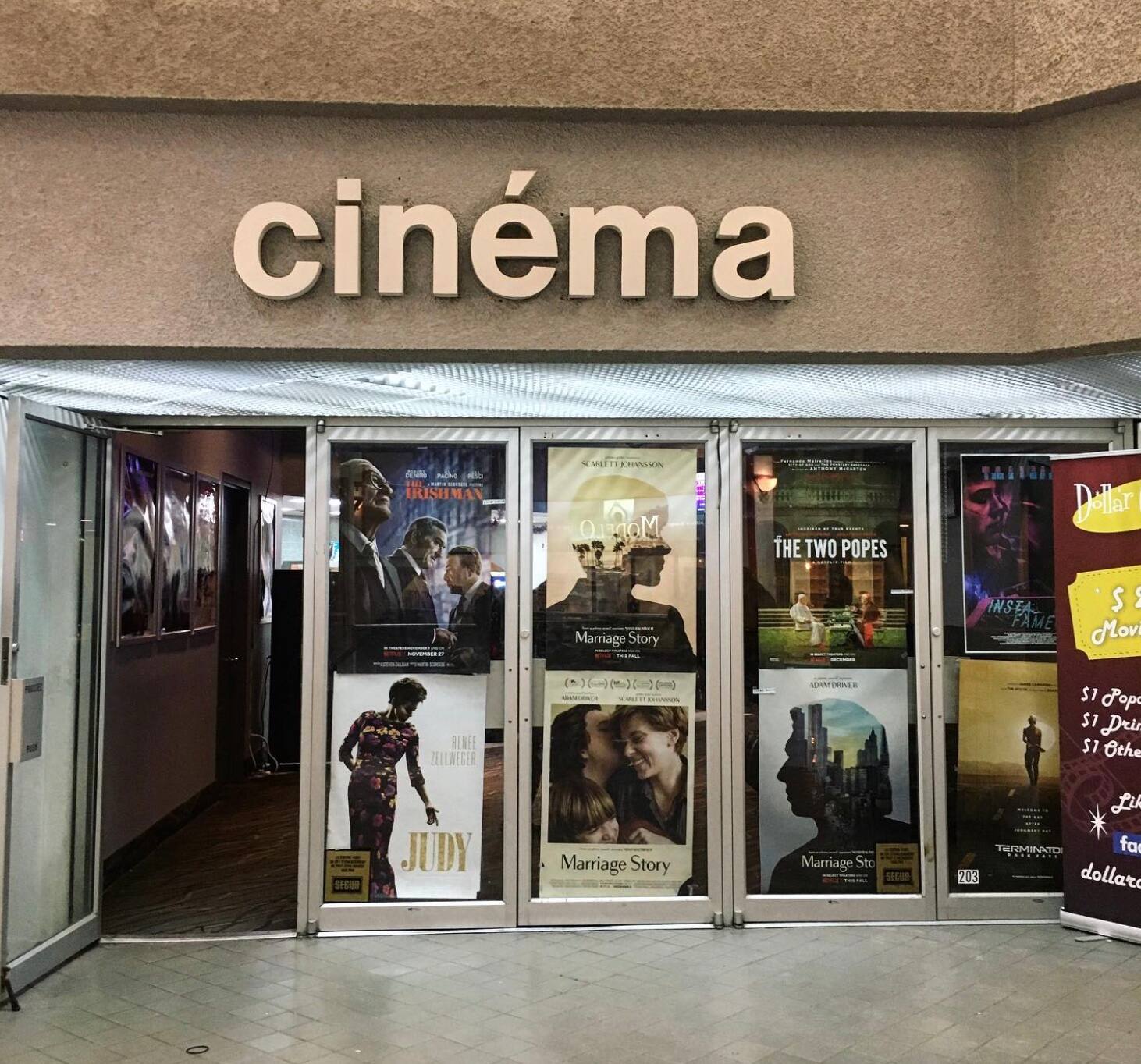 Un cinéma aux films à 2,50$ ferme ses portes 