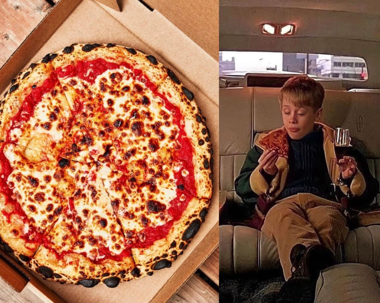 Une pizza digne du film Maman, j’ai raté l’avion