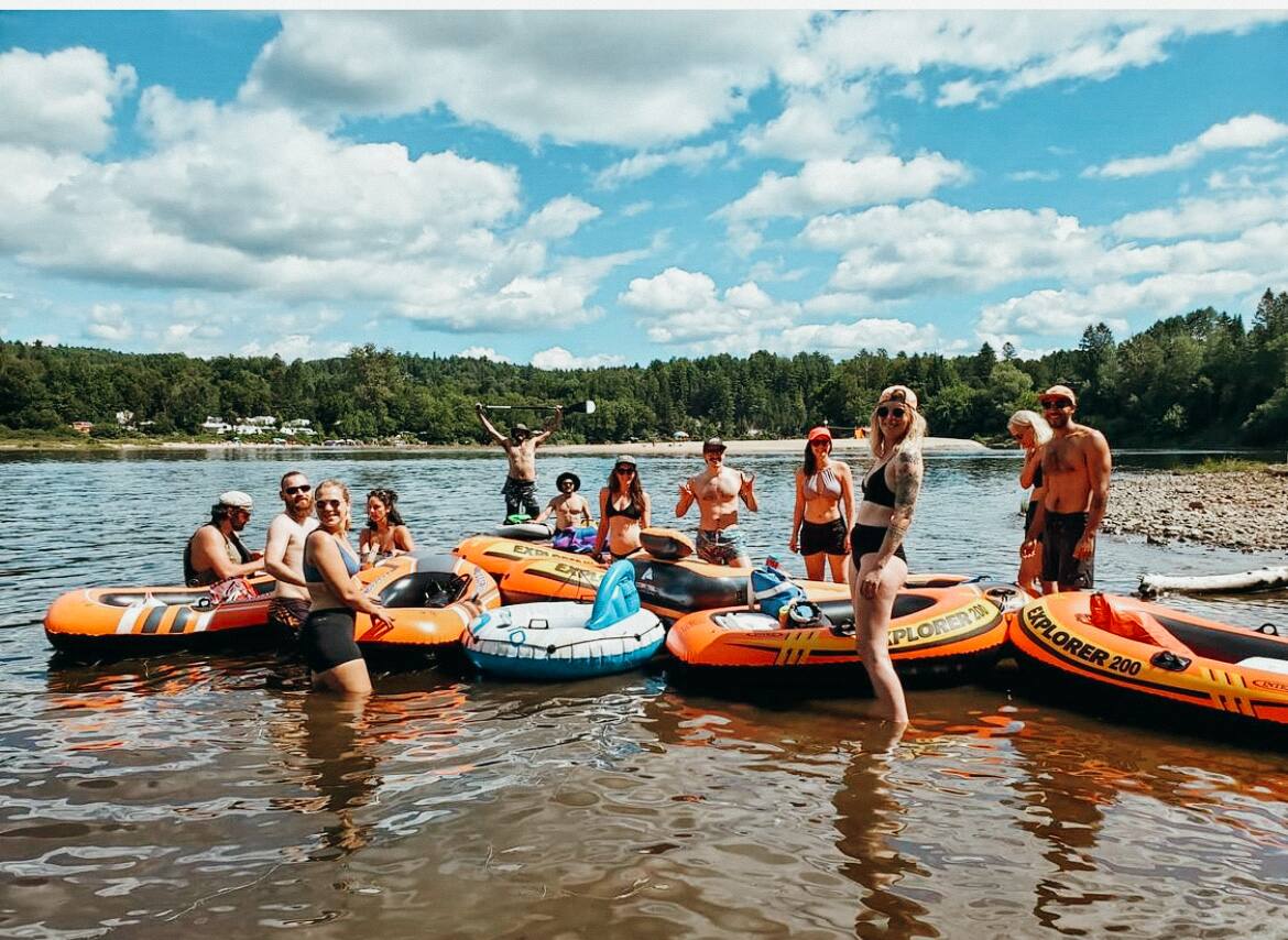 6 rivières à descendre en tube cet été au Québec