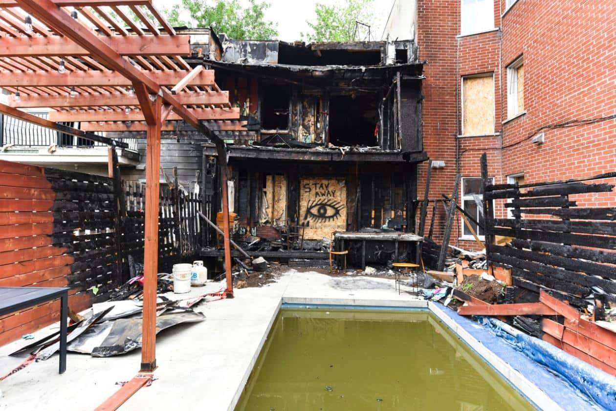 A burnt house for sale for 500,000 Archyde