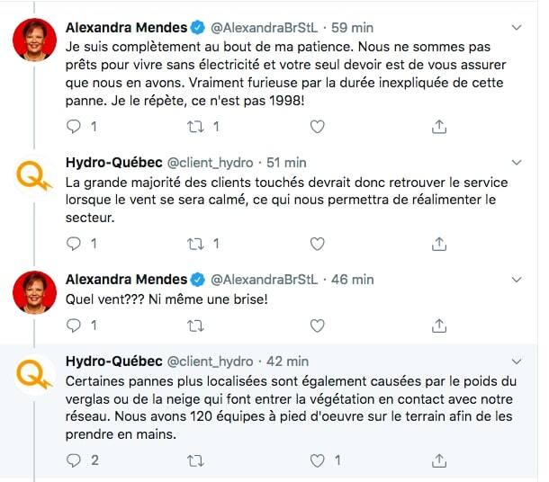 Panne De Courant Une Deputee Federale Furieuse Contre Hydro Quebec Jdm