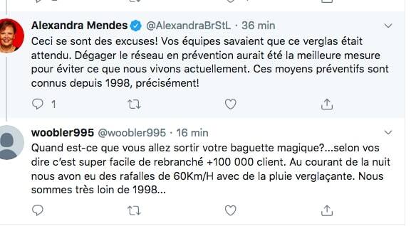 Panne De Courant Une Deputee Federale Furieuse Contre Hydro Quebec Jdm
