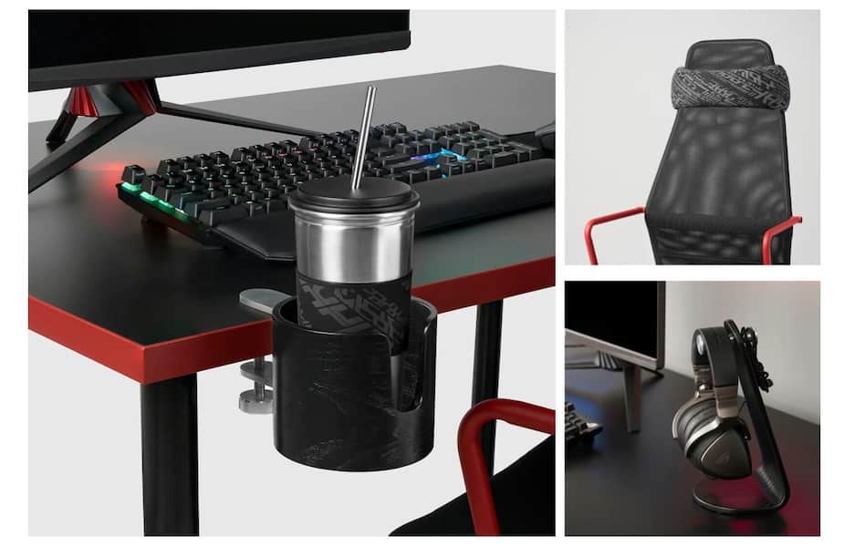 Image principale de l'article Aperçu de la collection IKEA x ASUS ROG