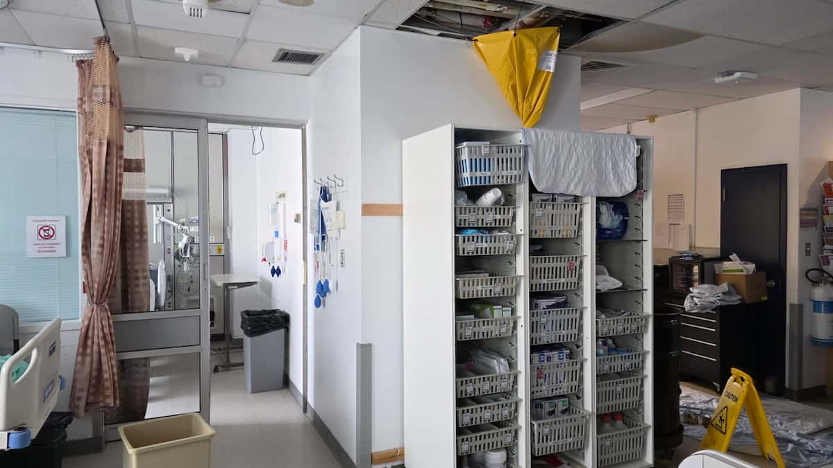 «C’était le chaos»: fuites d’eau, panne d’électricité et patients déplacés à l’Hôpital Maisonneuve-Rosemont