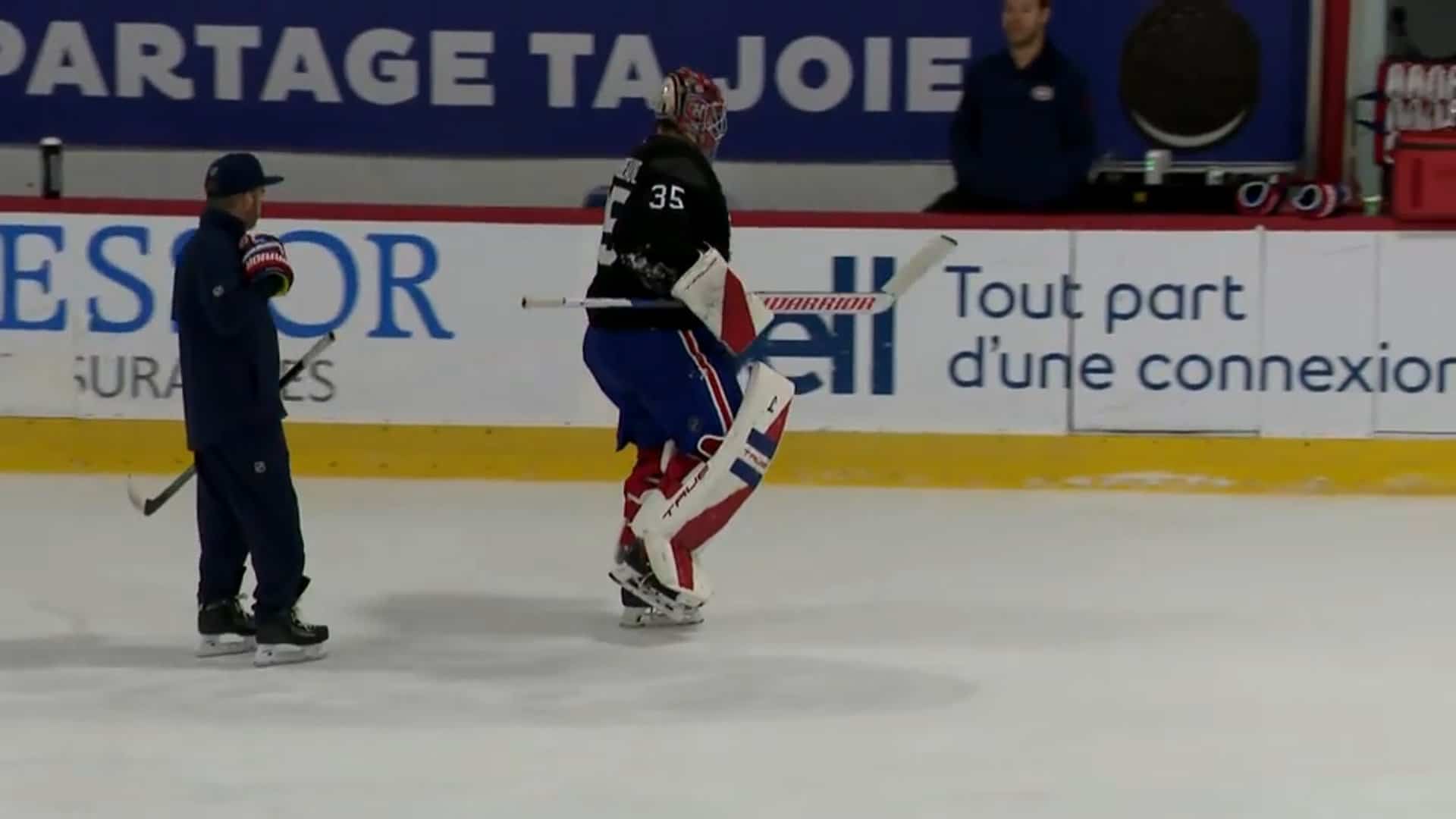 À VOIR: Samuel Montembeault se blesse à l’entraînement