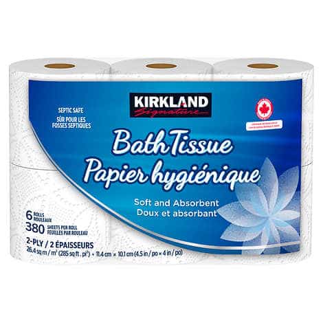 Il y a moins de papier de toilette qu'avant dans le paquet du Costco