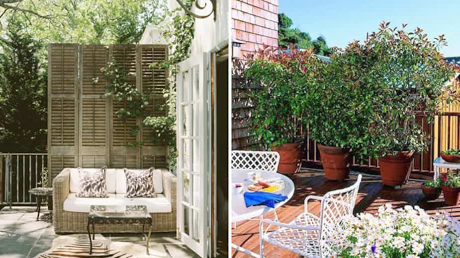 Image principale de l'article Intimité sur le balcon: 10 idées