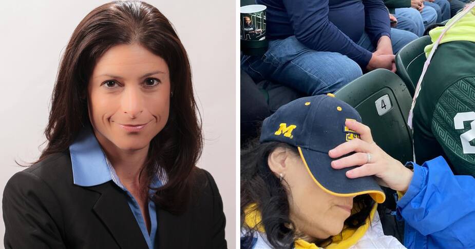 Image principale de l'article Ivre morte à un match, elle réagit avec humour