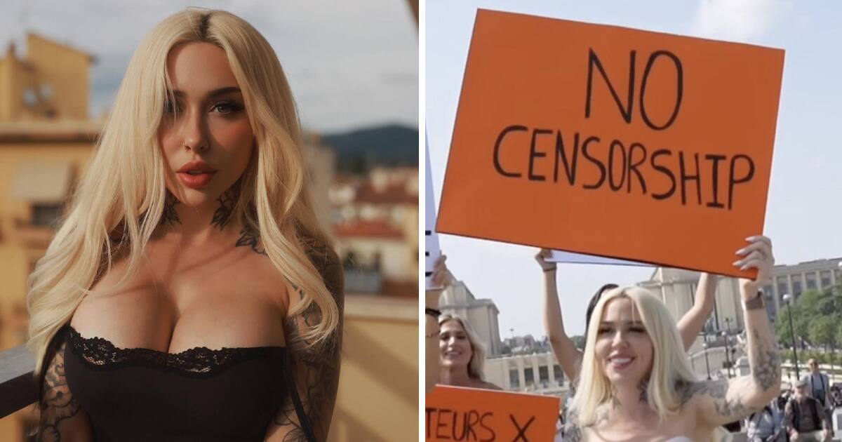 La vedette québécoise d’OnlyFans Jade Lavoie interpellée seins nus