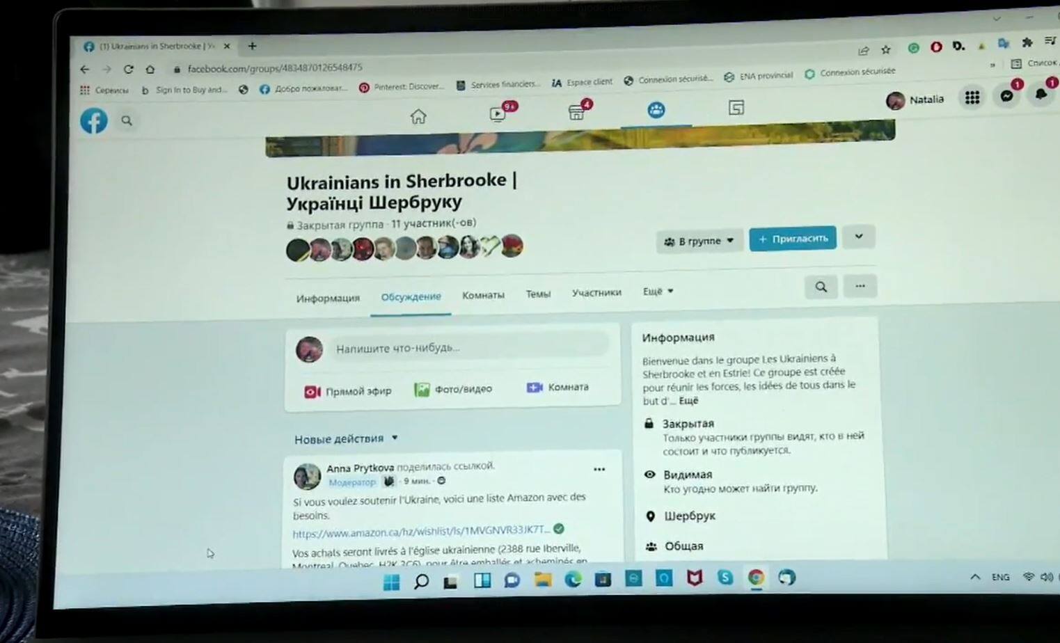 Ukraine: l'aide humanitaire s'organise &agrave; Sherbrooke