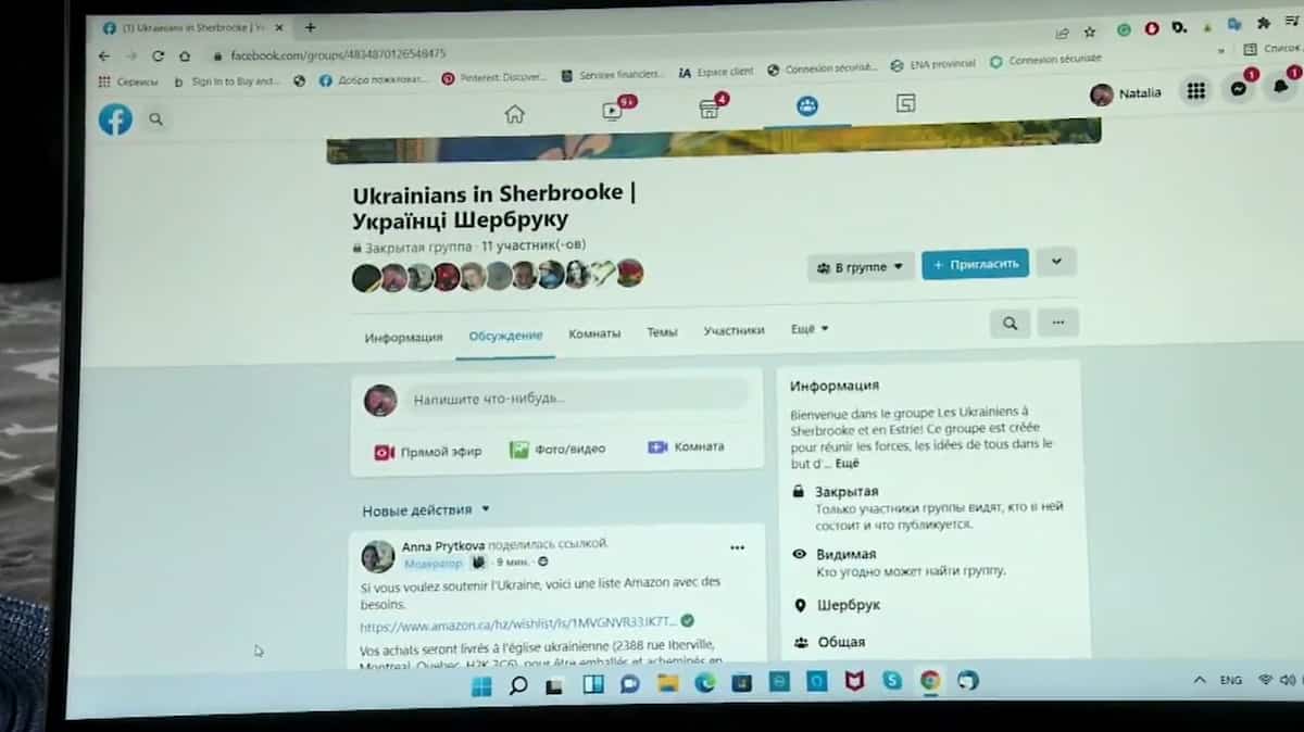 Ukraine: l'aide humanitaire s'organise à Sherbrooke