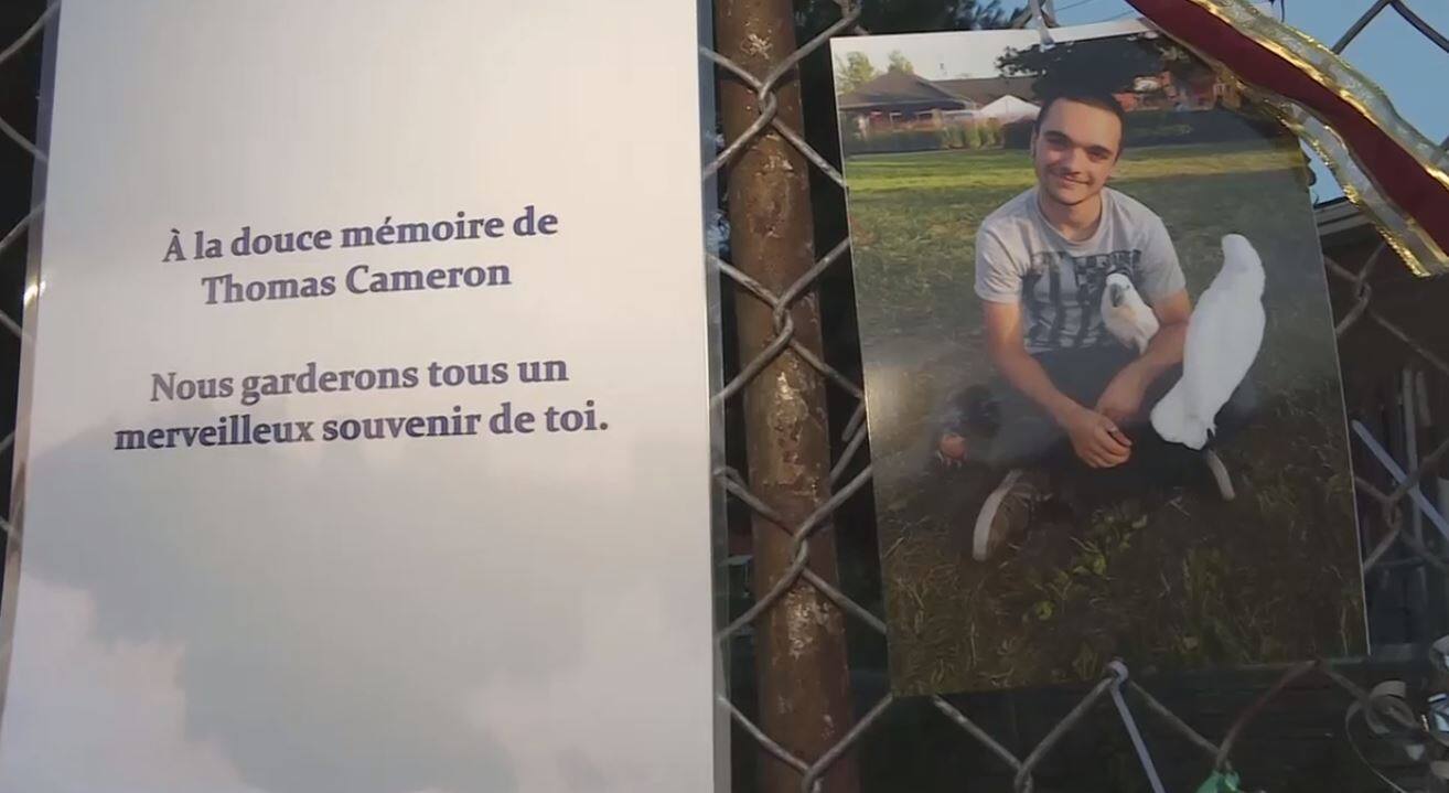 Repr&eacute;sentations sur la peine pour le meurtrier de Thomas Cameron