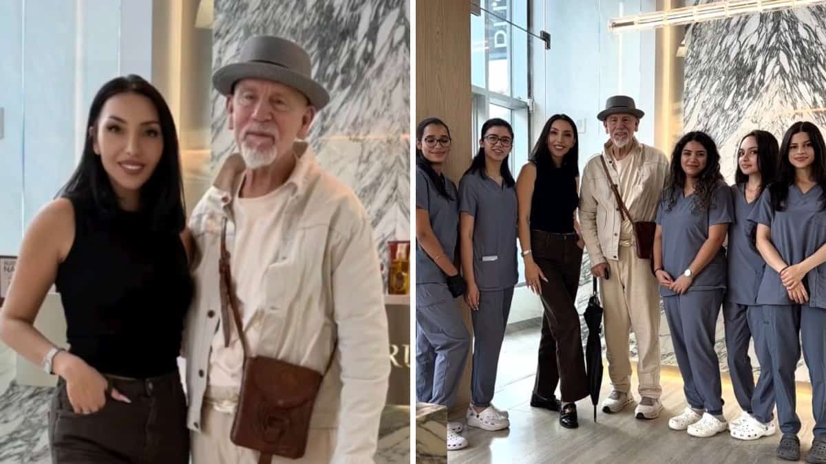 Combo à 8 mains: John Malkovich a subi un pédicure et un manucure très particulier dans un salon de Montréal