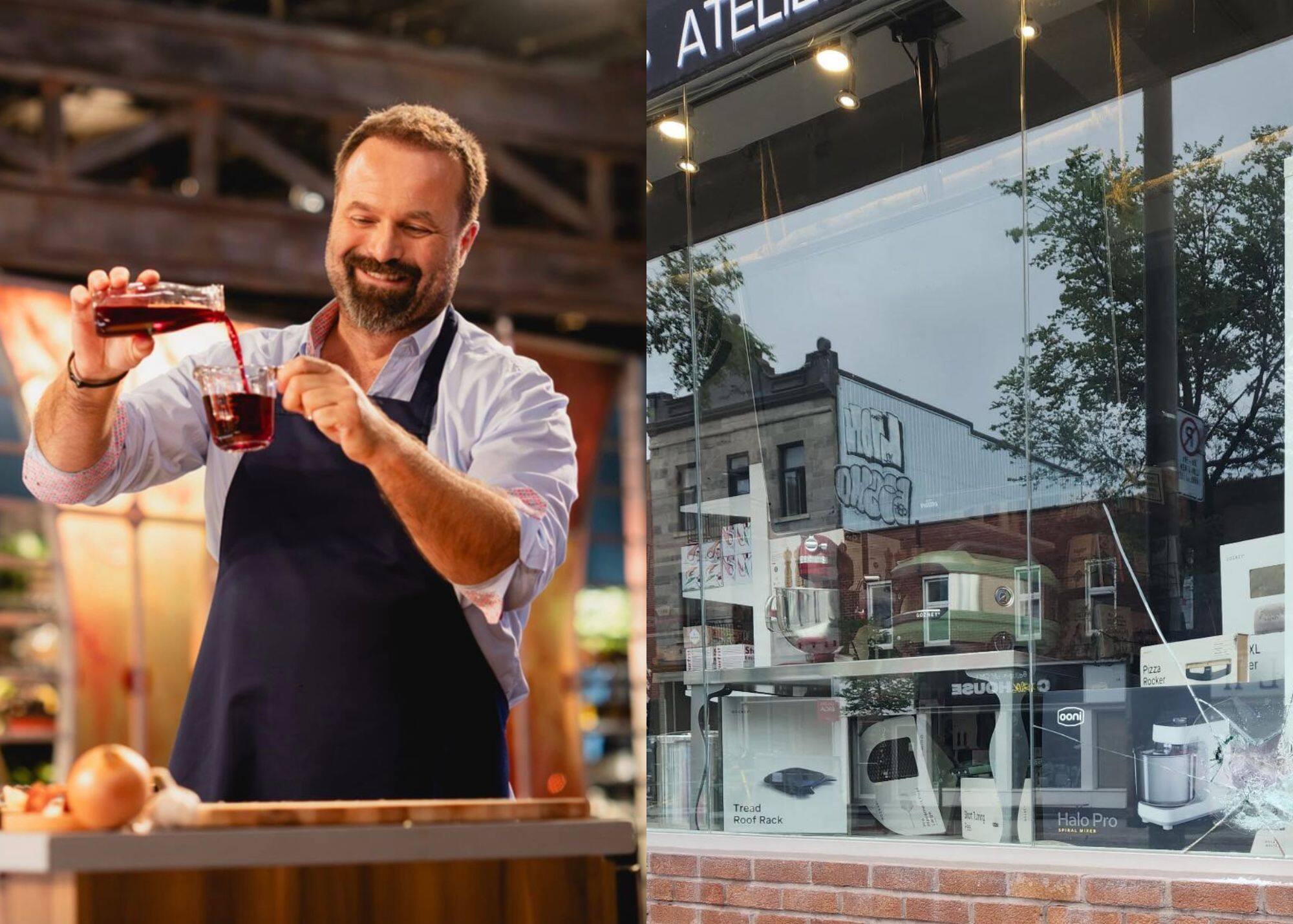 La boutique de Jonathan Garnier vandalisée