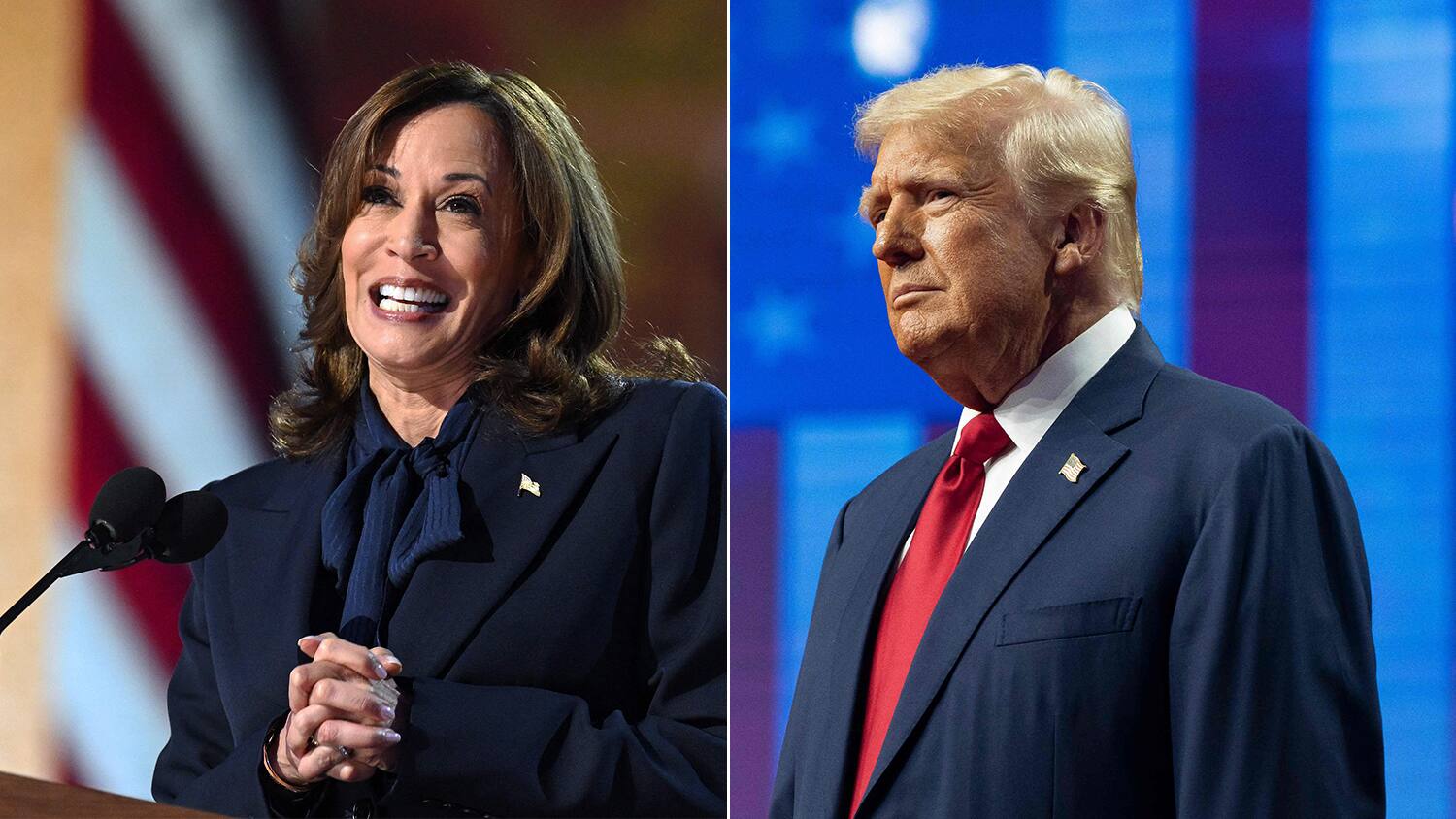 Trump et Harris au coude-&agrave;-coude dans trois &Eacute;tats cl&eacute;s
