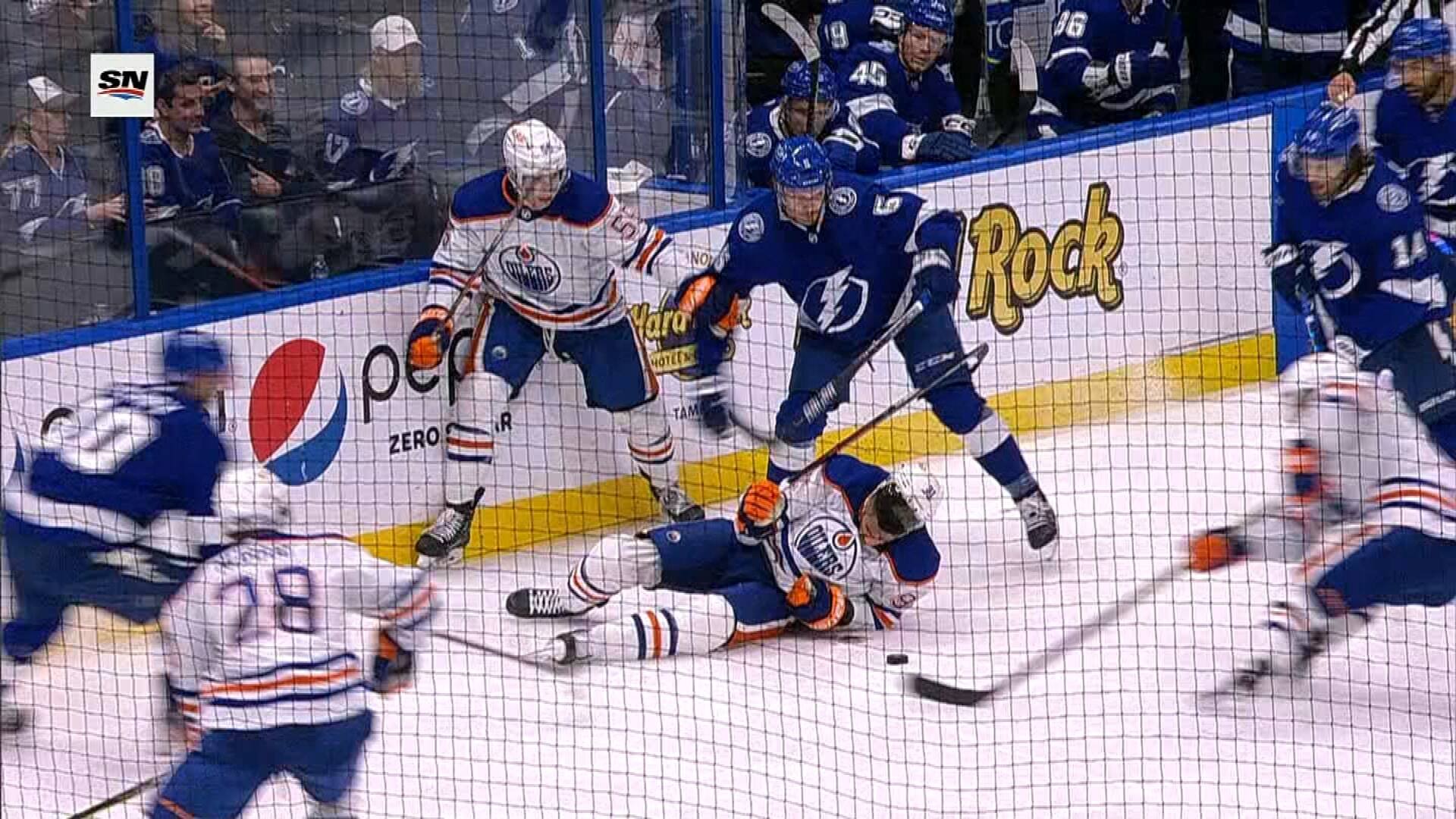 Sc&egrave;ne inqui&eacute;tante: Evander Kane gravement coup&eacute; par un patin