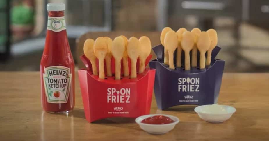 Image principale de l'article Heinz a inventé des frites en forme de cuillères