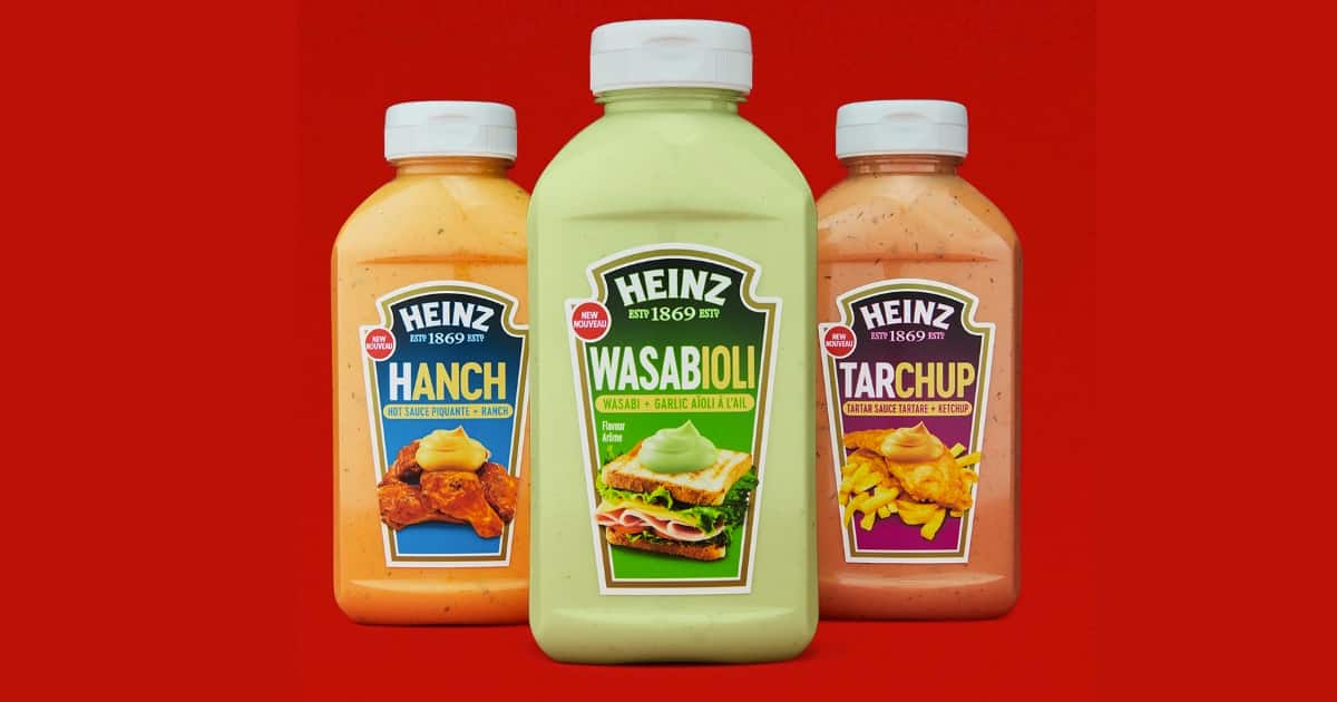Heinz lance trois nouvelles sauces super bizarres