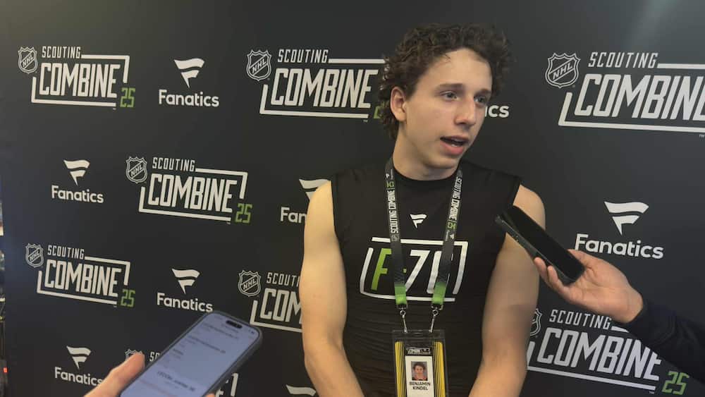 «Je suis un fan fini des Canadiens» : Ben Kindel s'est assuré qu'on parle de lui au Combine