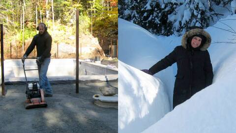 The victim Louise Avon and her spouse Pascal Arseneault, charged with unpremeditated murder.