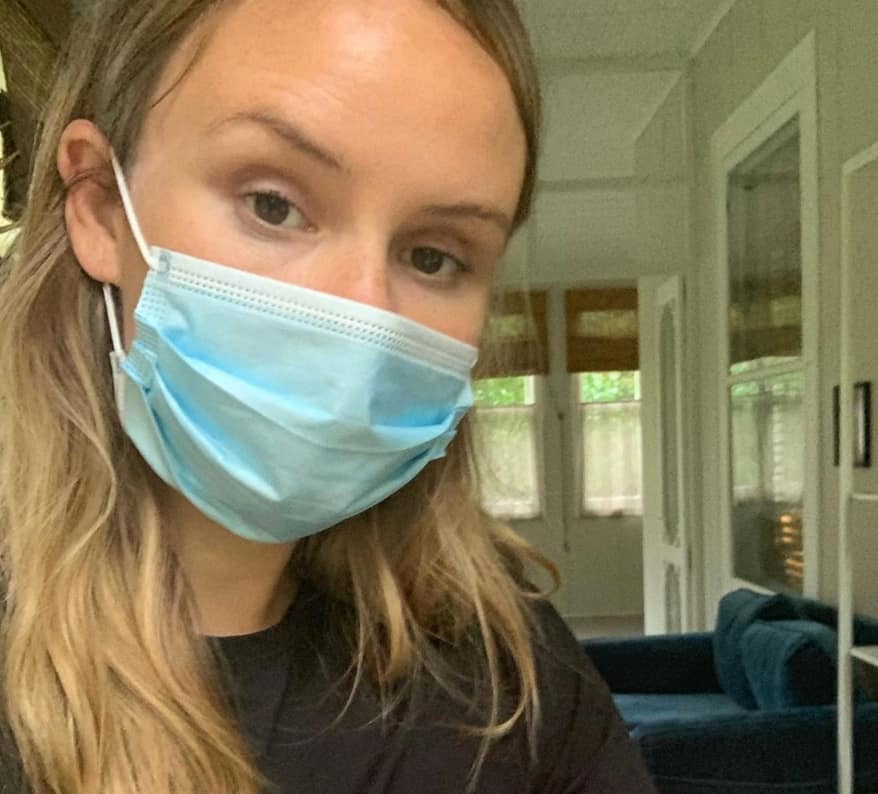 Léa Clermont-Dion apprend qu'elle a la covid