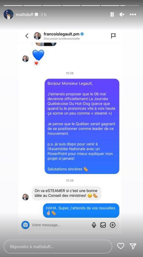 Un jeu de mots à saveur de hot-dog signé François Legault | TVA Nouvelles