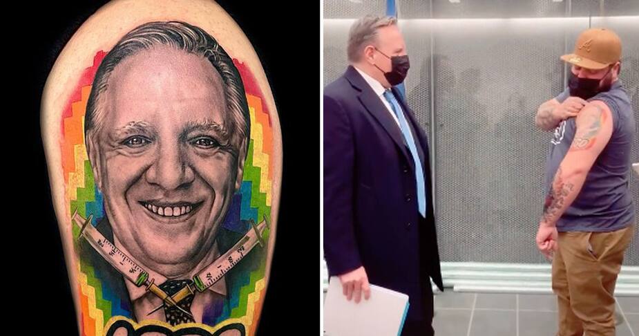Image principale de l'article Il rencontre un gars qui a un tatou de lui
