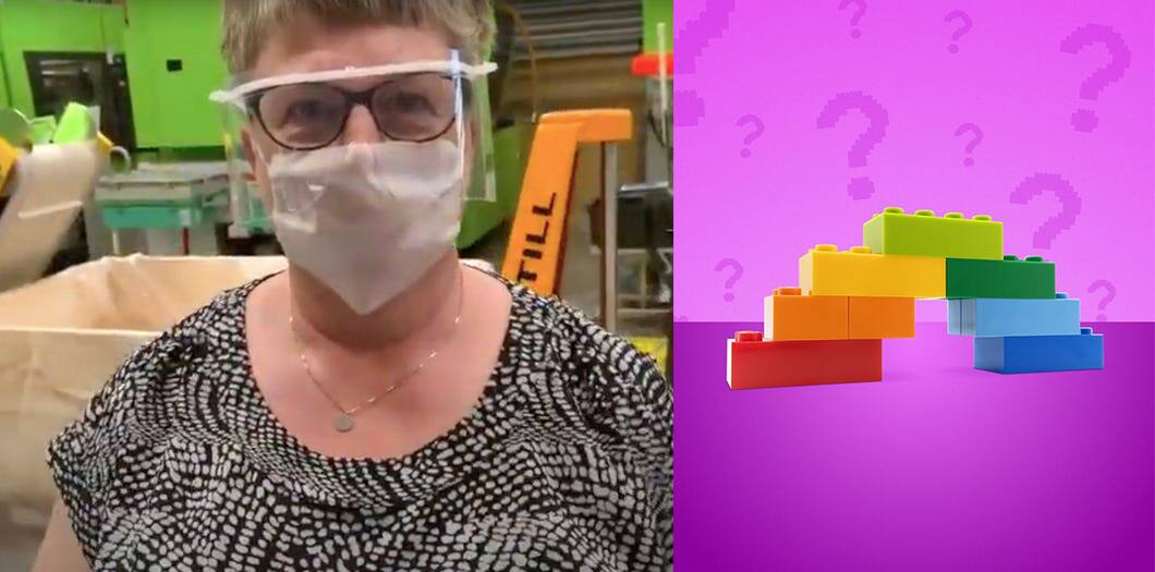 LEGO fabrique 13 000 visières par jours