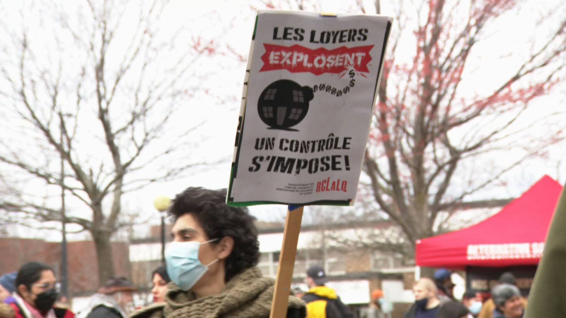 200 citoyens manifestent &agrave; Verdun contre la crise du logement