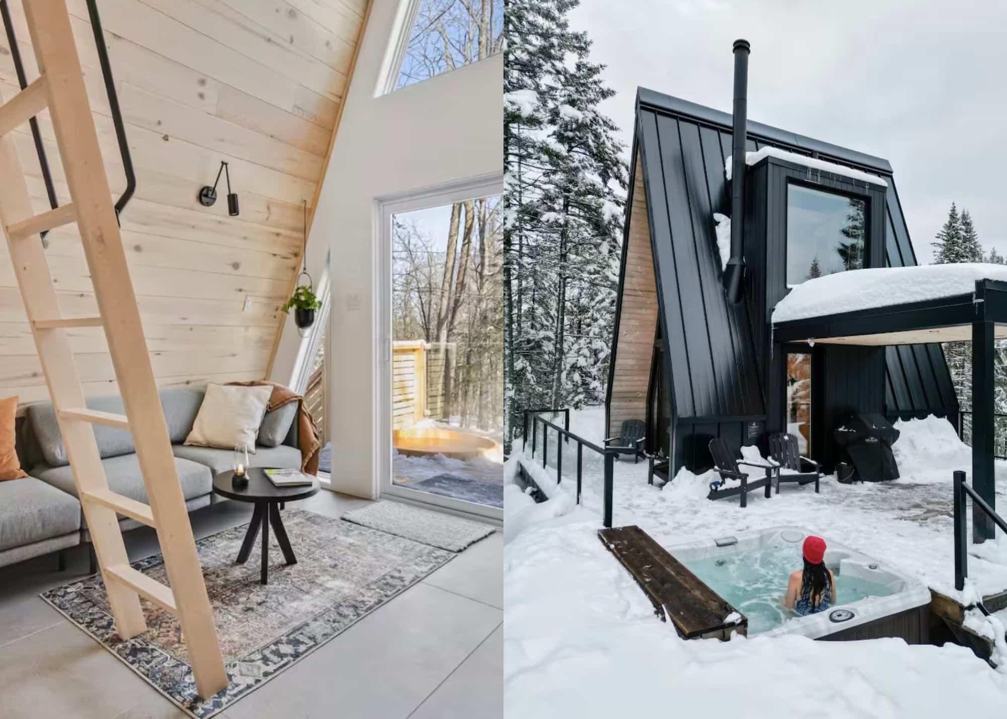7 chalets en « A » à louer pour un séjour de rêve