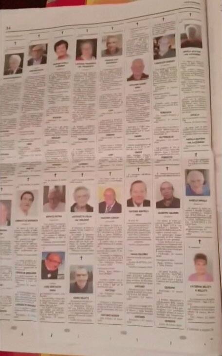 Les pages d’avis de décès explosent en Lombardie | TVA Nouvelles