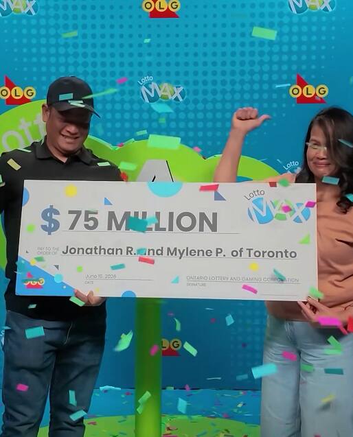 Gros lot de 75 M$ du Lotto Max: un frère et une sœur de Toronto ...