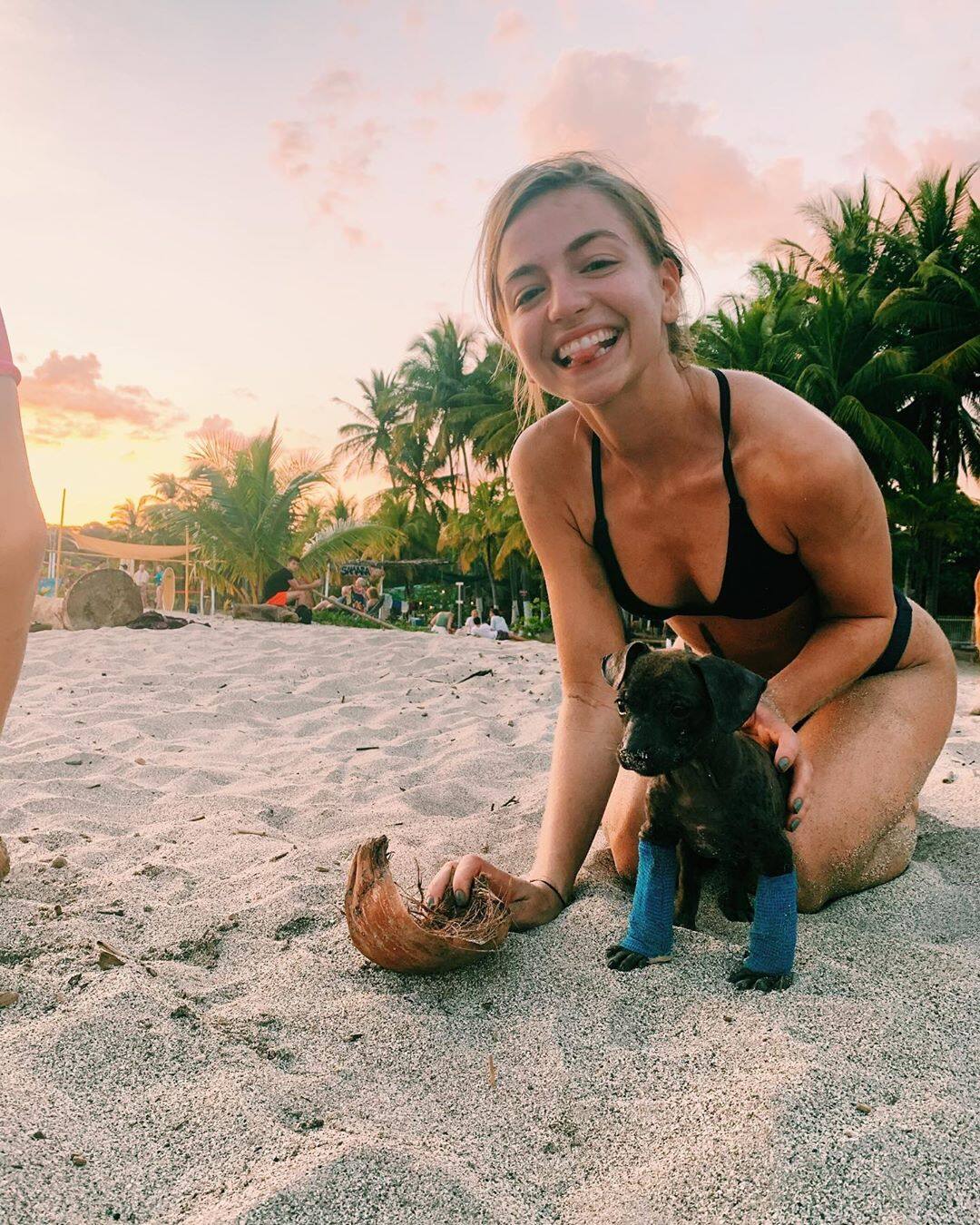 Ludivine Reding partage une rare photo