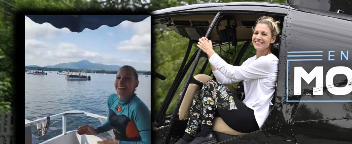 EN VIDÉO | L’impressionnant plongeon de Lysanne Richard depuis un hélicoptère