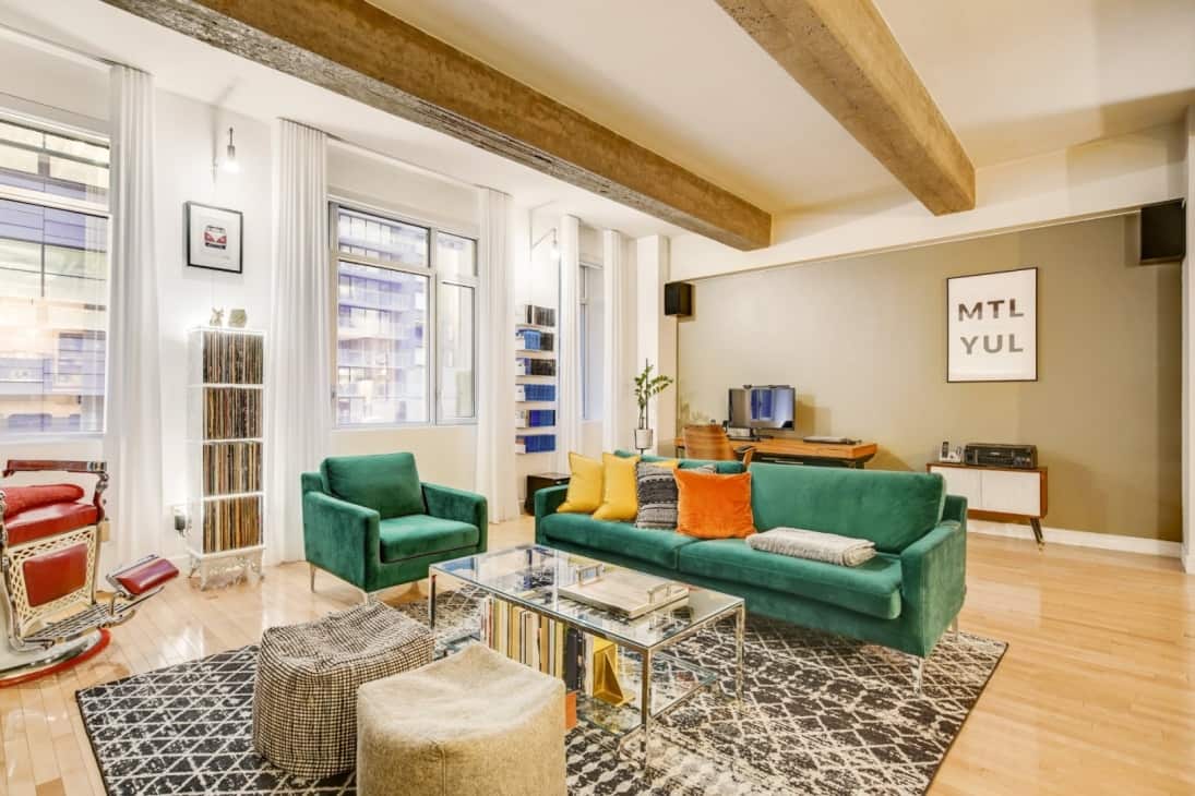 Un loft bien décoré au centre-ville à 529 900$ 
