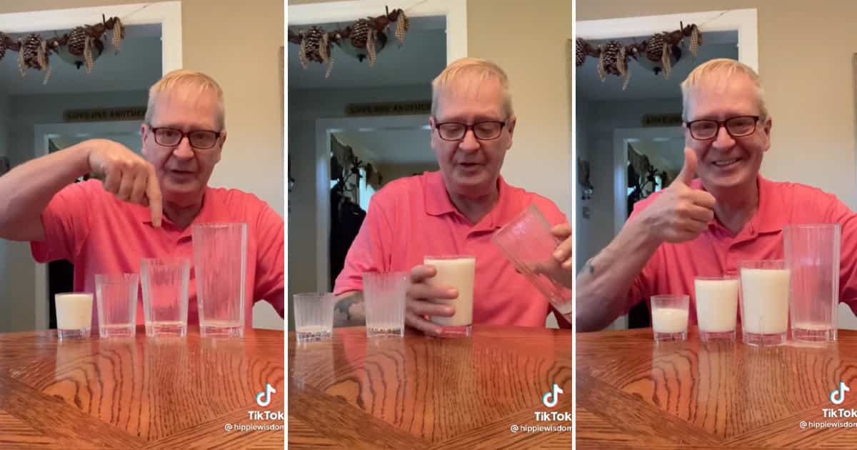 Cet homme fait apparaître du lait