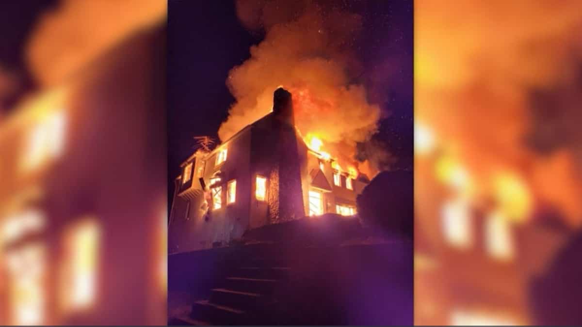 EN IMAGES | Il met le feu à sa maison en tentant de se débarrasser de serpents