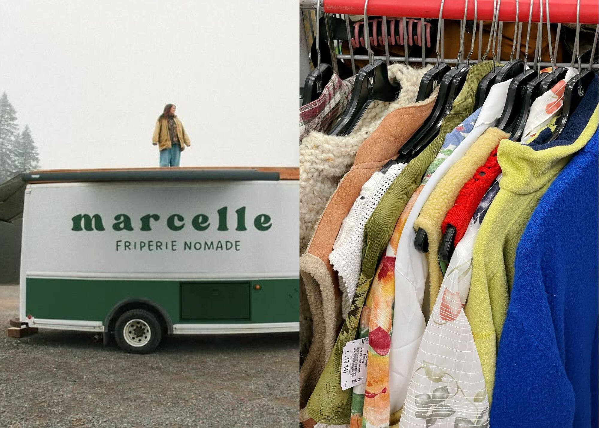 Une friperie nomade se déplace partout cet été