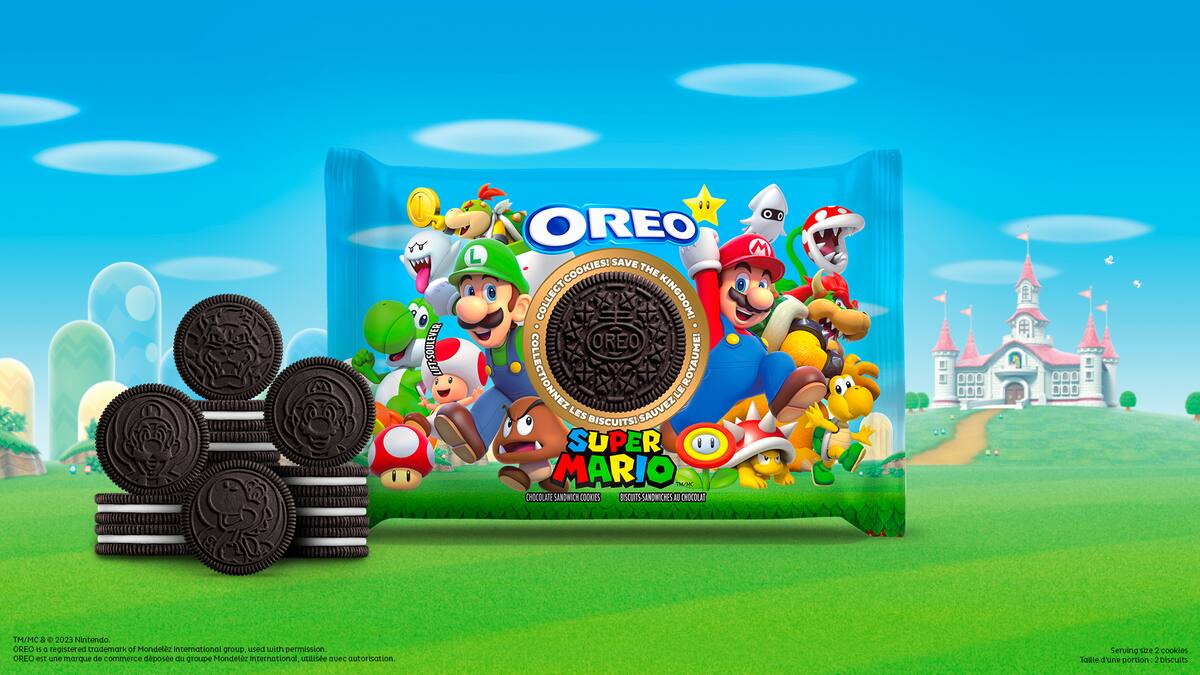 Oreof Oreo dévoile une édition spéciale Super Mario avec un jeu social | Pèse ...
