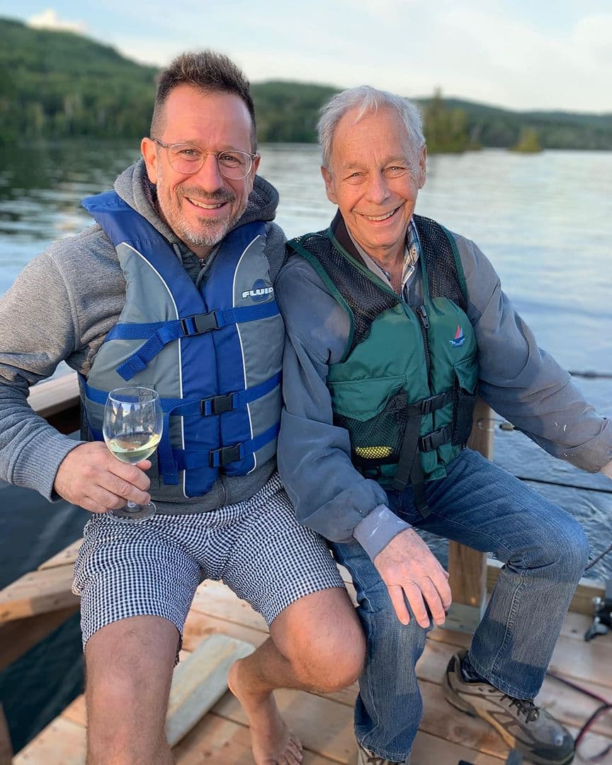 Martin Laroche est en deuil de son père
